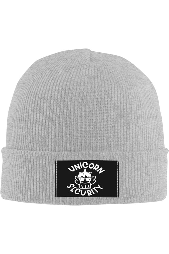 Unicorn Security Beanie Knit Women Men Winter Warm Cap