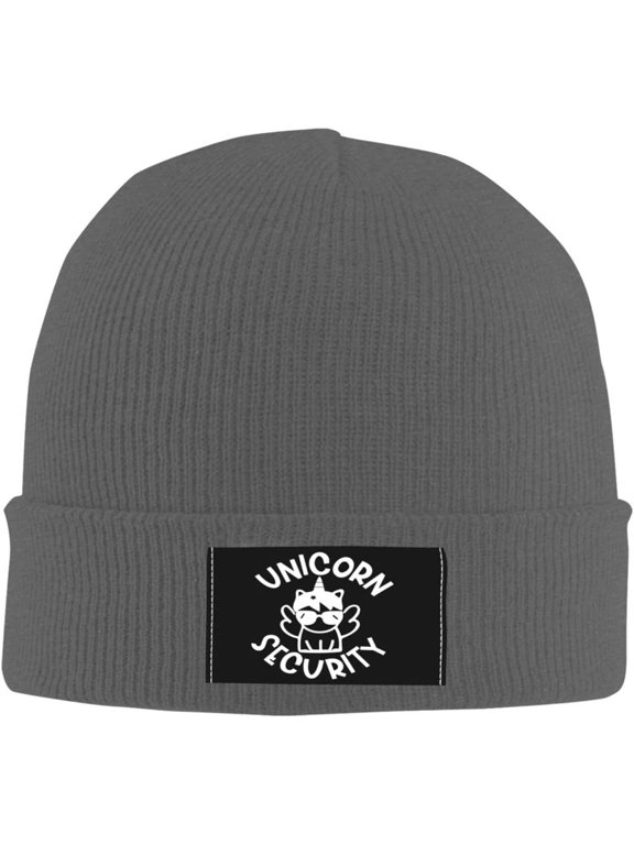 Unicorn Security Beanie Knit Women Men Winter Warm Cap