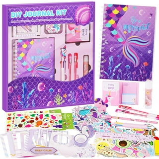 DIY Journal Set for Girls Ages 8 9 10 11 12 13 Years Old and Up, Desirable  Gifts for Girls - Scrapbooking, Make Diary Handbooks, DIY Journal Kit 