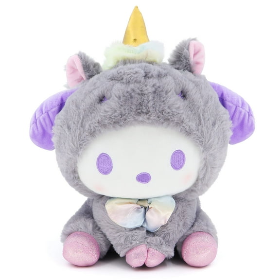 Unicorn Series Cartoon Stuffed Animals Plush Toys for Fans and Gifts for Friends and Families (Grey)