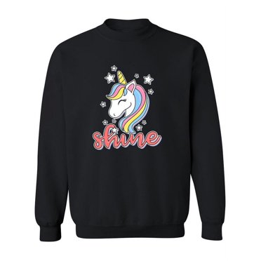 Unicorn Shining Sweatshirt Women -Image by Shutterstock, Female Medium