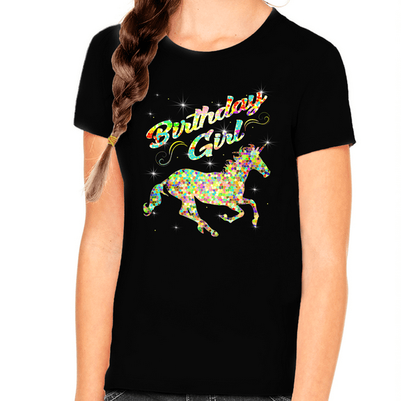 Unicorn Shirts for Girls Unicorn Birthday Outfit Unicorn Gifts for Girls Birthday Girl Unicorn Birthday Shirt