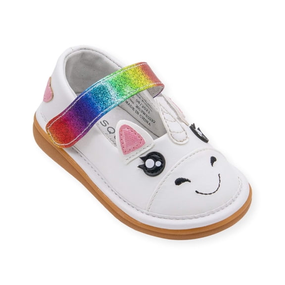 Unicorn Rainbow Toddler Squeaky Shoe
