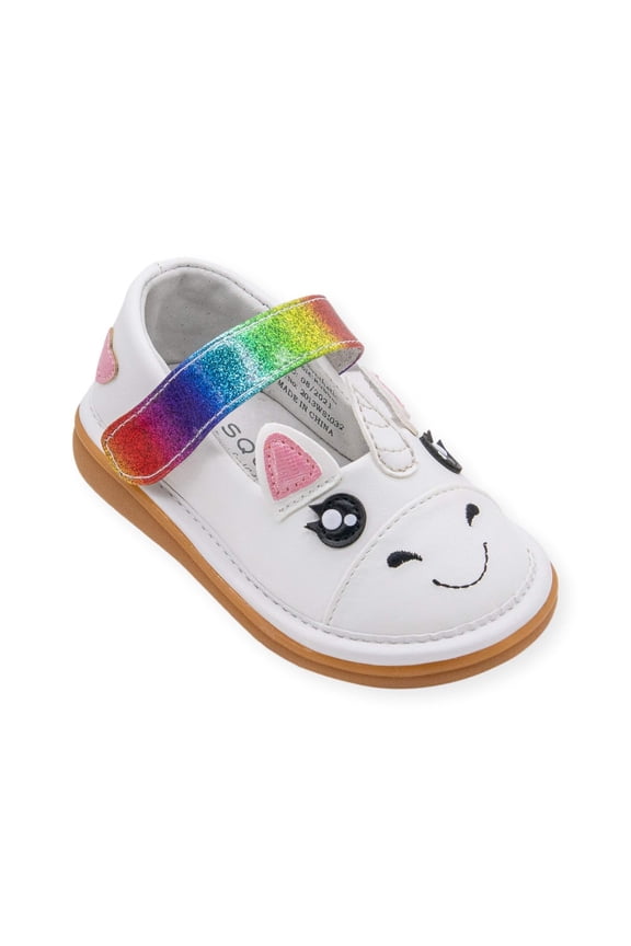 Unicorn Rainbow Toddler Squeaky Shoe