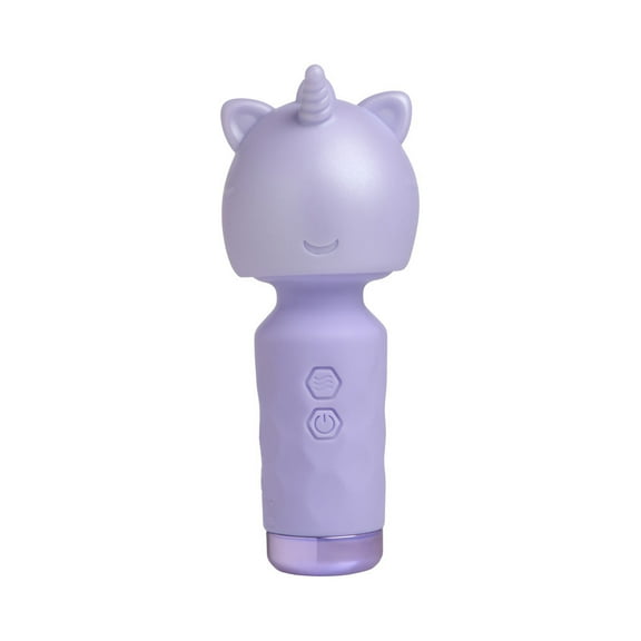 Bang Unicorn Rechargeable Silicone Personal Massage Wand, Purple