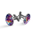 thumbnail image 1 of Unicorn Silver Jewelry Men Shirt Cufflink Set Made of Stainless Steel, Suitable for Business Attire, Formal Events, and Weddings, 1 of 6