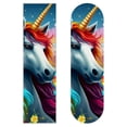 thumbnail image 1 of Unicorn Skateboard Grip Tape Stickers Pack of Two | Emery Surface PVC Backing | 8.8x32.6in/22.4x83 cm | Grip Tape for Skateboards | Skateboard Accessories, 1 of 5