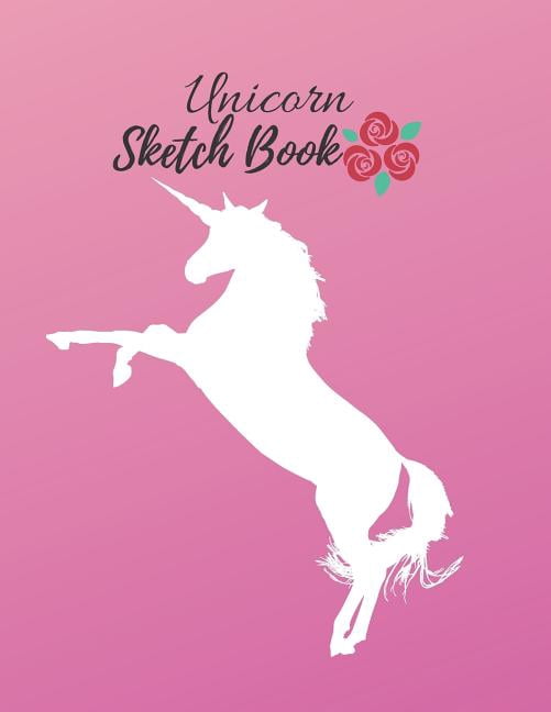 Unicorn Sketch Book For Kids Ages 4-8: Fun Activity Workbook for Learning, Sketching, Drawing and Doodling, (Paperback)