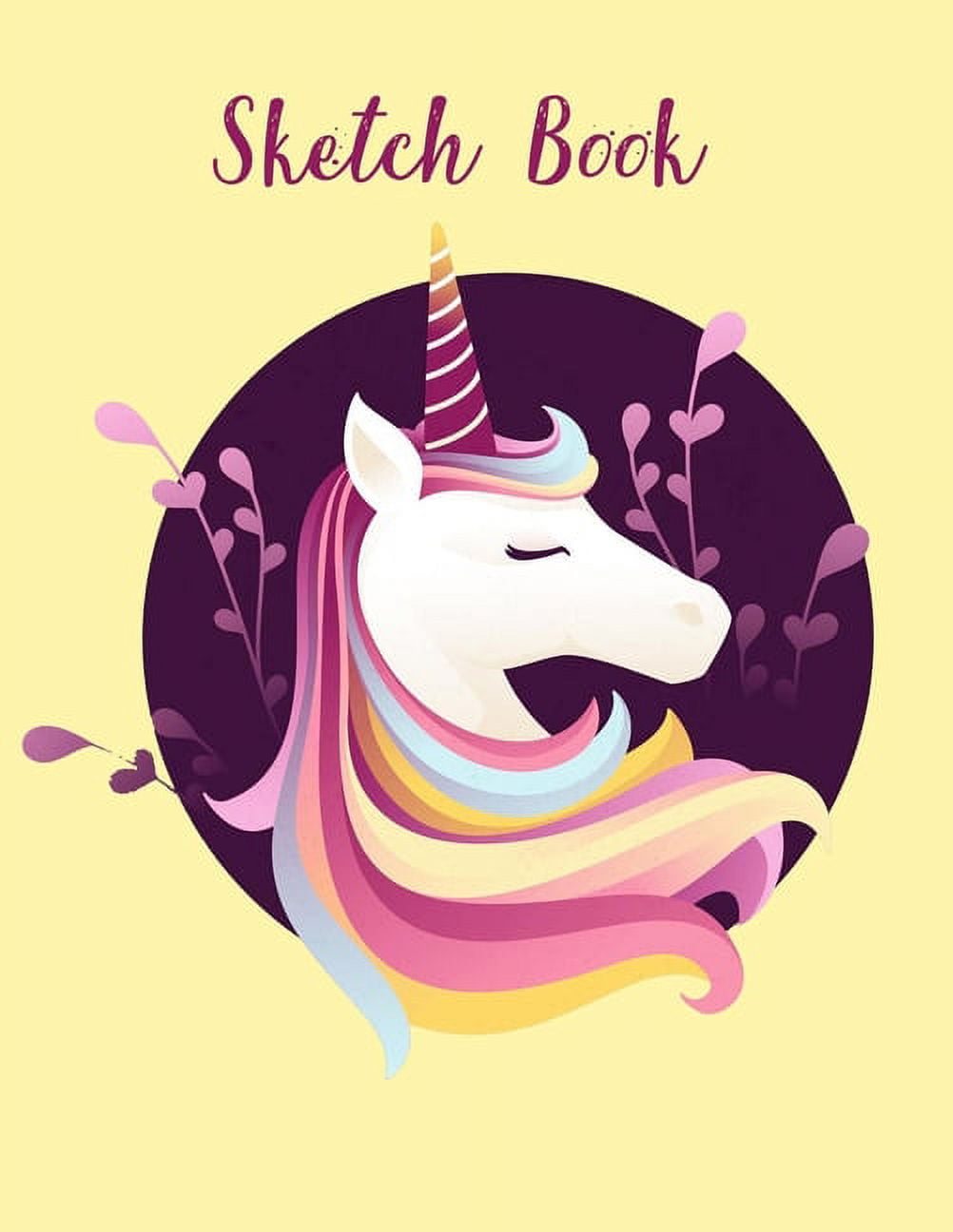Unicorn Sketch Book: Notebook for Drawing, Writing, Painting, Sketching or  Doodling, 120 Pages, 8.5 x 11. Cute Unicorn Sketchbook For Girls  (Paperback) 
