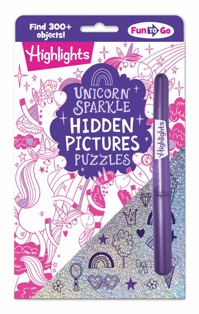 HIGHLIGHTS: Unicorn Sparkle Hidden Pictures Puzzles (Paperback)