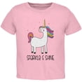 thumbnail image 1 of Unicorn Sparkle and Shine Toddler T Shirt Light Pink Toddler Size 5/6, 1 of 1