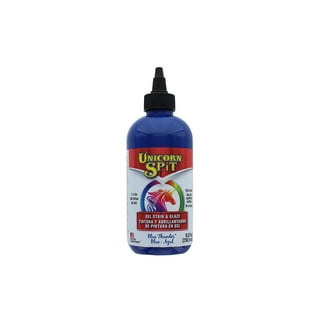Unicorn SPiT Gel Stain and Glaze 20 Complete Collection: Sparkling and  Original Colors with 10 TreBBies Fine Detail Sticks, 4 oz and 8 oz (Violet