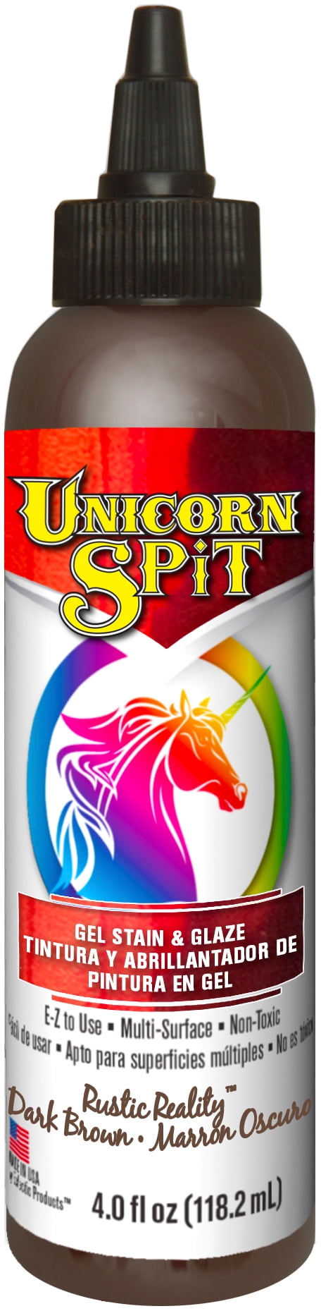 Unicorn Spit Gel Stain and Glaze - Rustic Reality, 4 oz, Bottle