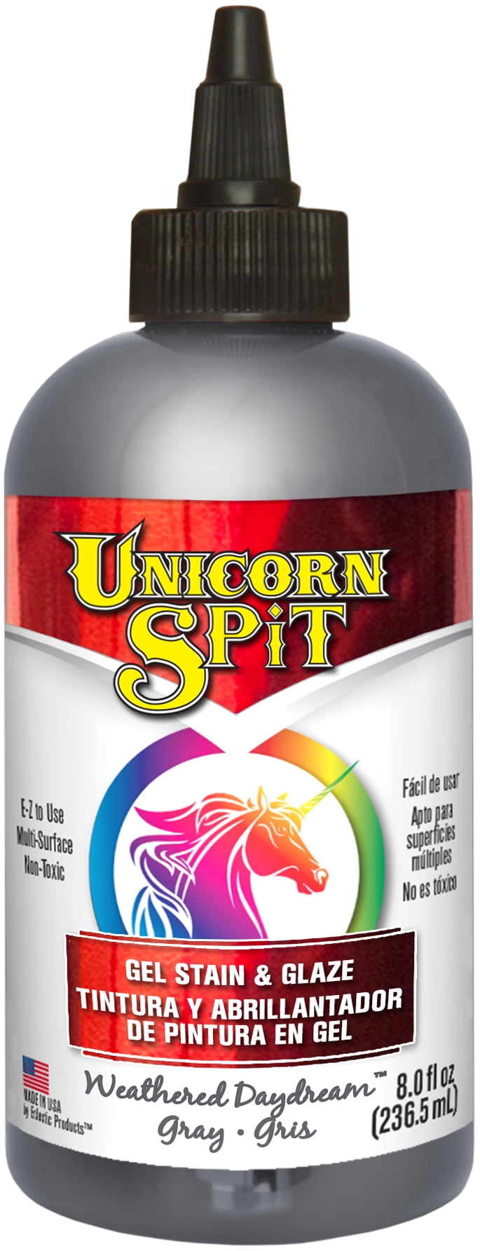 Unicorn Spit Gel Stain and Glaze - Weathered Daydream, 8 oz, Bottle