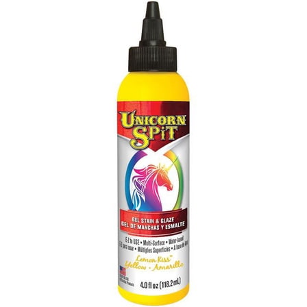 Unicorn Spit Wood Stain & Glaze 4oz-Lemon Kiss