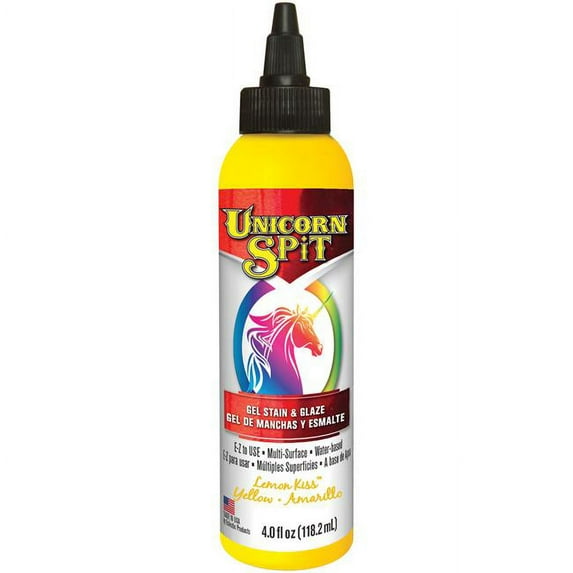 Unicorn Spit Wood Stain & Glaze 4oz-Lemon Kiss