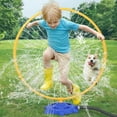 thumbnail image 1 of Unicorn Sprinkler, Puddle Splashers, Toddler Water Sprinkler - with Roating Spray Nozzles - Attaches to Garden Hose, Kids Sprinklers Outdoor Toys, Summer Outside Backyard Games Water Play Toys (1PC), 1 of 8