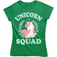 thumbnail image 1 of Unicorn Squad Fantasy Rainbow Magical Cute Fairy Tale Women's Tee Shirt, 1 of 4