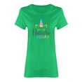 thumbnail image 1 of Unicorn Squad Quote Shaped T-Shirt Women -Image by Shutterstock, Female Large, 1 of 2
