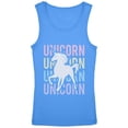 thumbnail image 1 of Unicorn Stacked Repeat Youth Girls Tank Top Carolina Blue YMD, 1 of 1