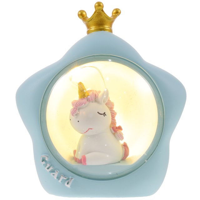 Unicorn Star Lamp Cartoon Night Light Bedside Lamps Kids Table Bedroom ...