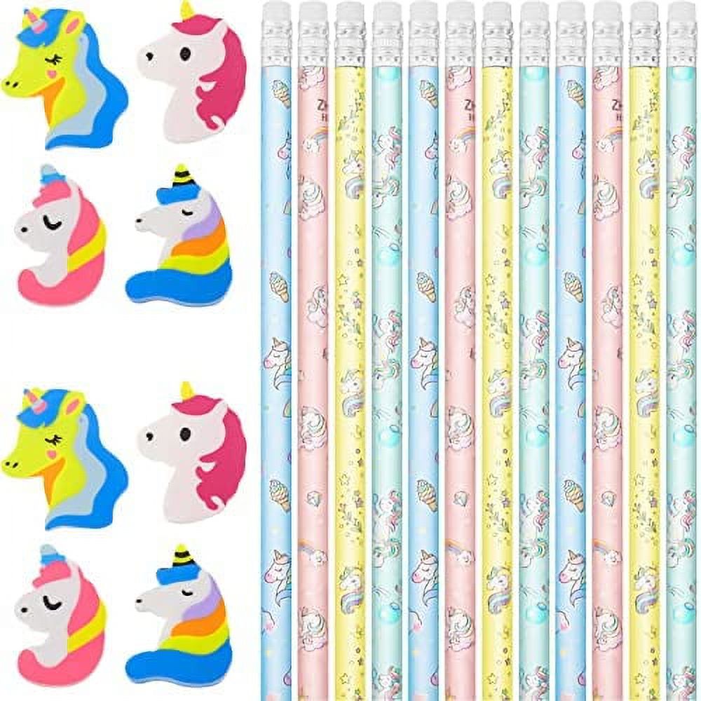 Unicorn Stationary Party Souvenirs Favors Include 24 Pcs Unicorn