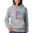 thumbnail image 1 of Unicorn Stencil Art Hoodie Women -Image by Shutterstock, Female Large, 1 of 4