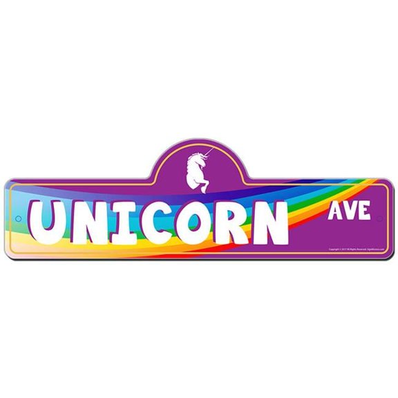 Unicorn Street Sign