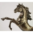 thumbnail image 1 of Unicorn Studio Rearing Stallion Cold Cast Statue Figurine, Bronze Color 12.38 Inch, 1 of 4