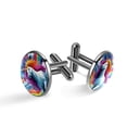 thumbnail image 1 of Unicorn Stylish Silver Jewelry Cufflink Sets Made of Stainless Steel for Formal Attire - Ideal for Weddings, Banquets, and Business Meetings, 1 of 6