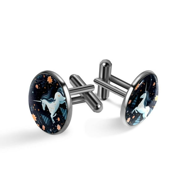 Unicorn Stylish Stainless Steel Shirt Clip for Cufflink Sets:for Formal Attire