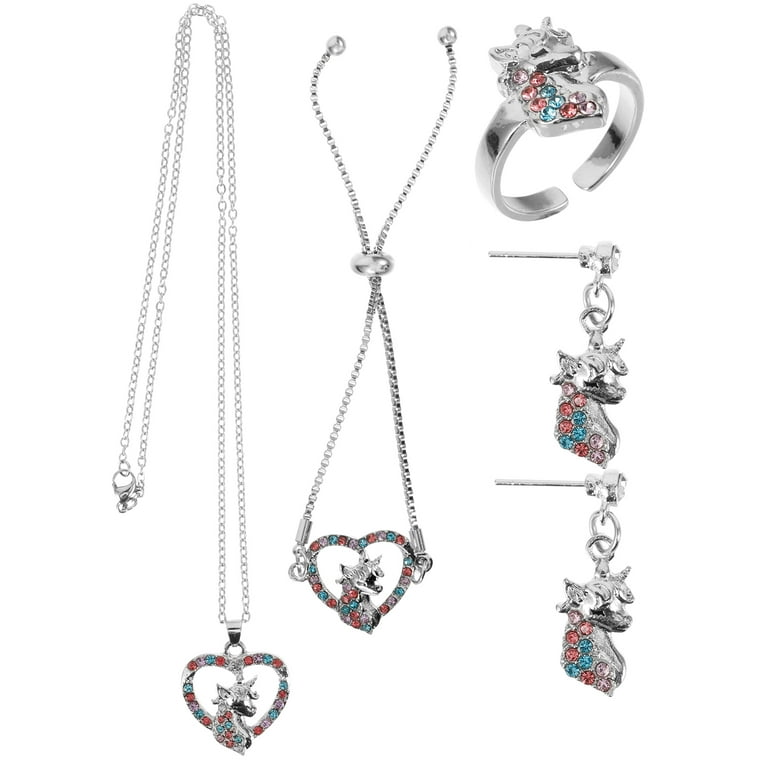 Charming Girl Heart Earrings good Set