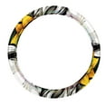 thumbnail image 1 of Unicorn Sunflower 14.5 Inch Printing PVC Leather Car Wheel Covers Steering Wheel Cover Auto Accessories, 1 of 6