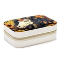 thumbnail image 1 of Unicorn Sunflower Velvet Portable Storage Box with Removable Compartment: Gift-Ready Organizer for Bracelets, Necklace, and Jewelry, 1 of 7