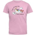 thumbnail image 1 of Unicorn Too Magical for Words Mens T Shirt Light Pink MD, 1 of 1