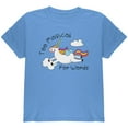 thumbnail image 1 of Unicorn Too Magical for Words Youth T Shirt Carolina Blue YSM, 1 of 1