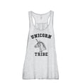 thumbnail image 1 of Unicorn Tribe Women's Fashion Sleeveless Flowy Racerback Workout Yoga Tank Top Sport Grey Large, 1 of 3