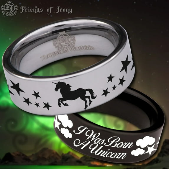Unicorn Tungsten Carbide Ring