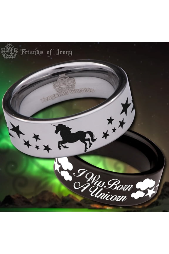 Unicorn Tungsten Carbide Ring