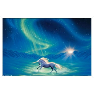 Unicorn - Twilight Wall Poster, 14.725" x 22.375", Framed