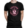 thumbnail image 1 of Unicorn University - Heart-Eyed Emoji Design Men's T-shirt, 1 of 4