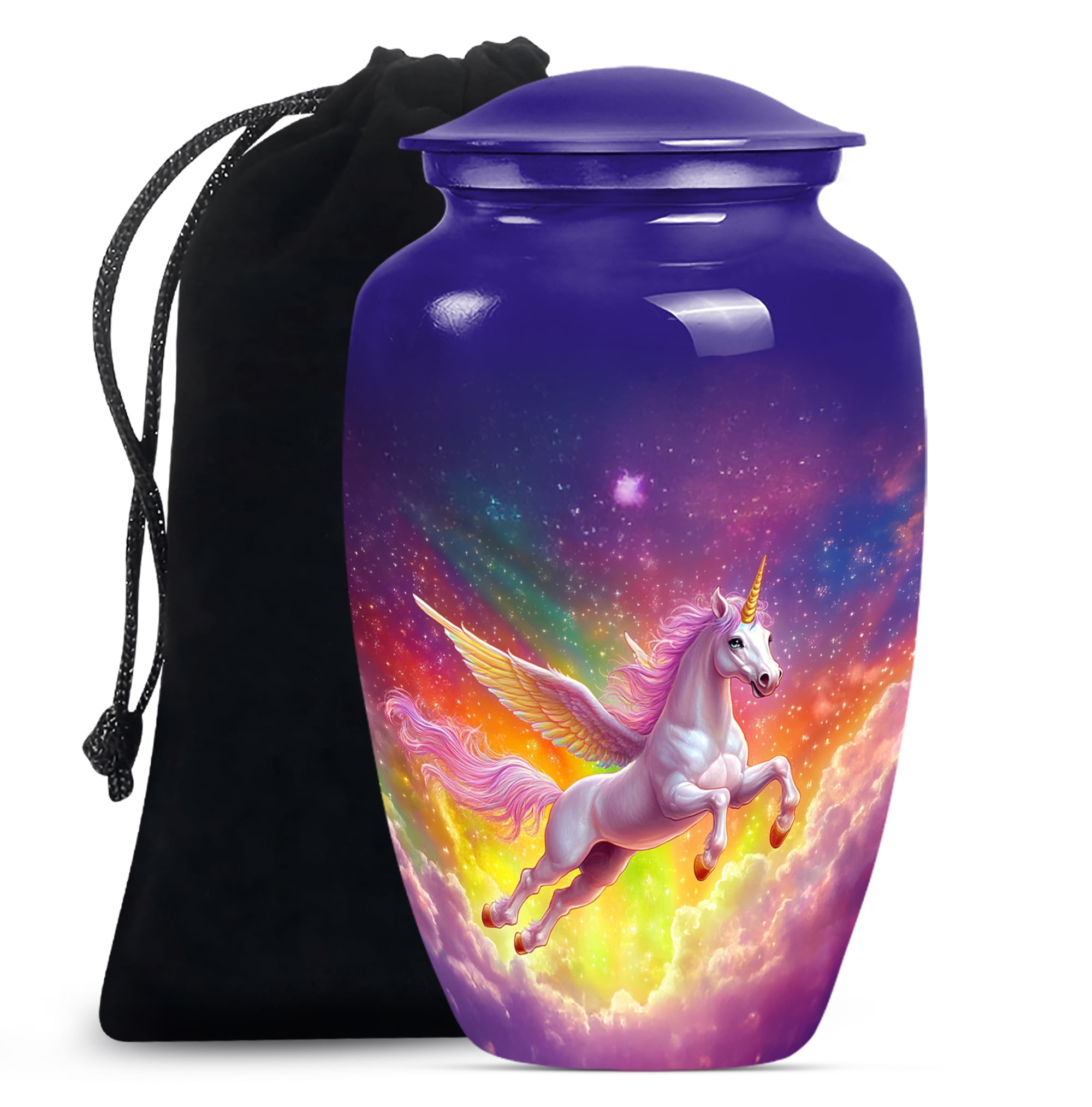 Unicorn Urn, Urn for Ashes for Women, Funeral Urns, Urn for Human Ashes Adult Man, Burial Urns for Human Ashes, Cremation Urns for Adults Humans (Size - 10inch)