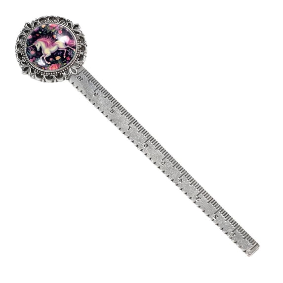 Unicorn Vintage Silver Lace-Edged Bookmark: a Gift for Readers and Book Lovers - Book Markers, Book Accessories, Book Mark