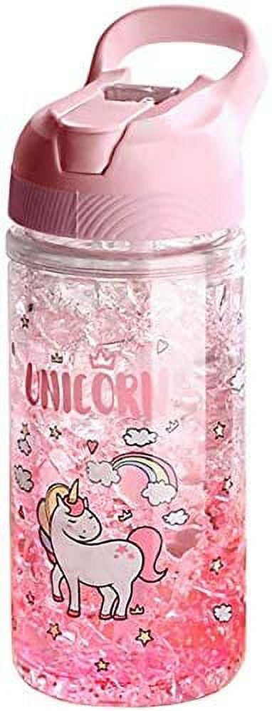 XinHuiGY Unicorn Water Bottles for Girls,Cute Cup with Straw and Safety  Lock, Outdoor Indoor Pink Wa…See more XinHuiGY Unicorn Water Bottles for