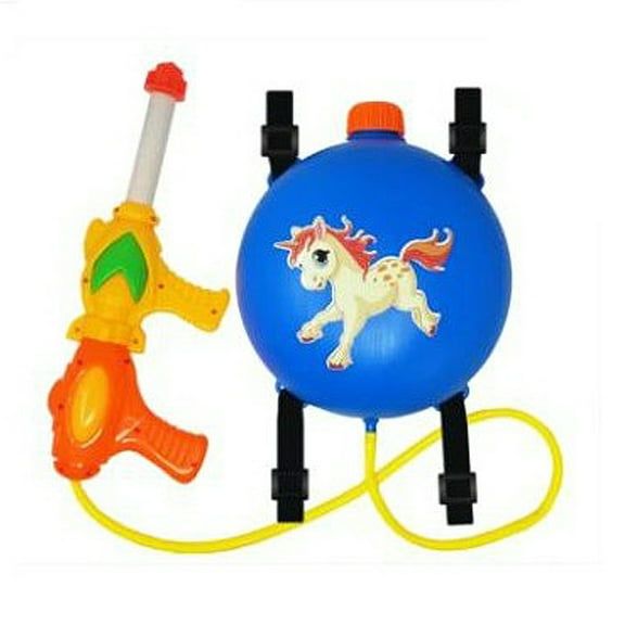 Unicorn Water Gun Backpack Super Squirt Soaker Long Range Summer Toys (color may vary)