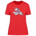 thumbnail image 1 of Unicorn With B&W Ribbon Tee Women's -Image by Shutterstock, 1 of 2