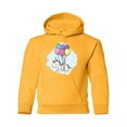 thumbnail image 1 of Unicorn With Balloons Hoodie Juniors -Image by Shutterstock,  Large, 1 of 4