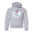 thumbnail image 1 of Unicorn With Balloons Hoodie Juniors -Image by Shutterstock,  Medium, 1 of 4