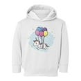 thumbnail image 1 of Unicorn With Balloons Hoodie Toddler -Image by Shutterstock,  2 Toddler, 1 of 4