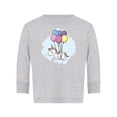 thumbnail image 1 of Unicorn With Balloons Long Sleeve Toddler -Image by Shutterstock,  4 Toddler, 1 of 4